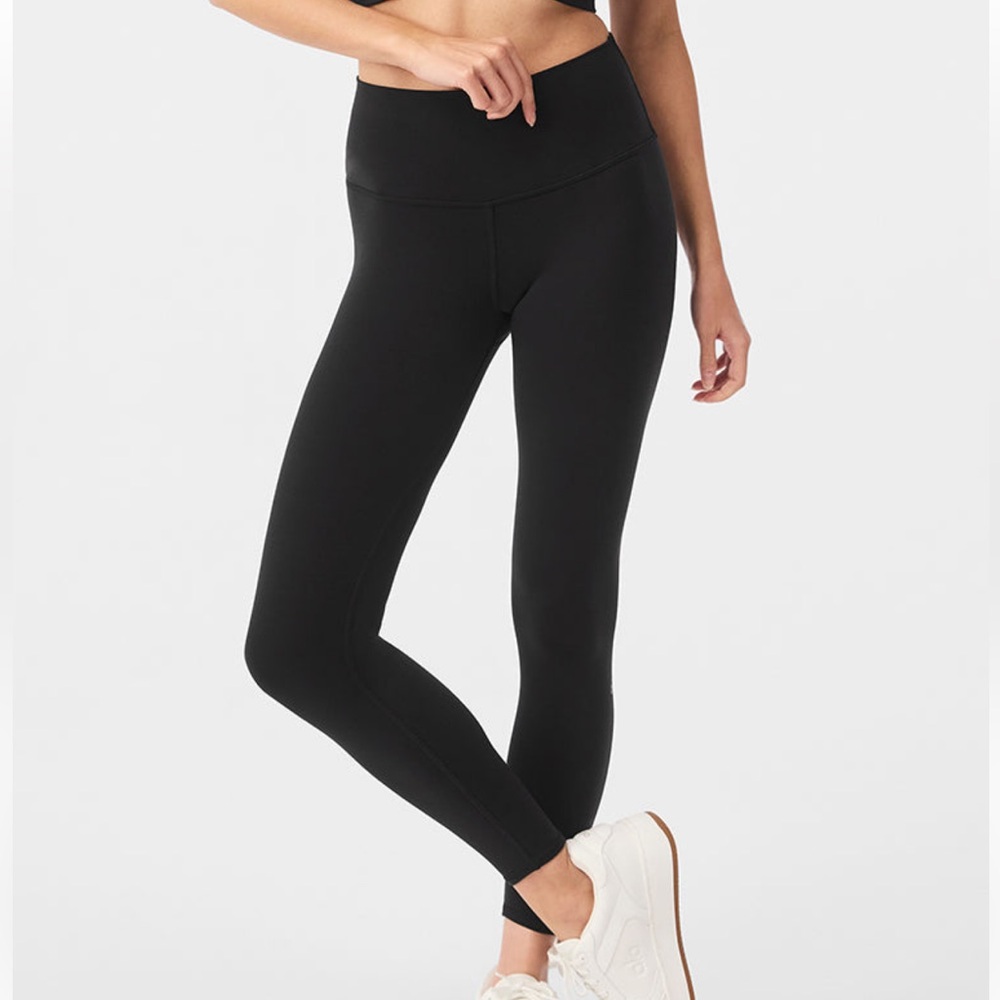 7/8 HIGH WAIST AIRBRUSH LEGGING IN BLACK